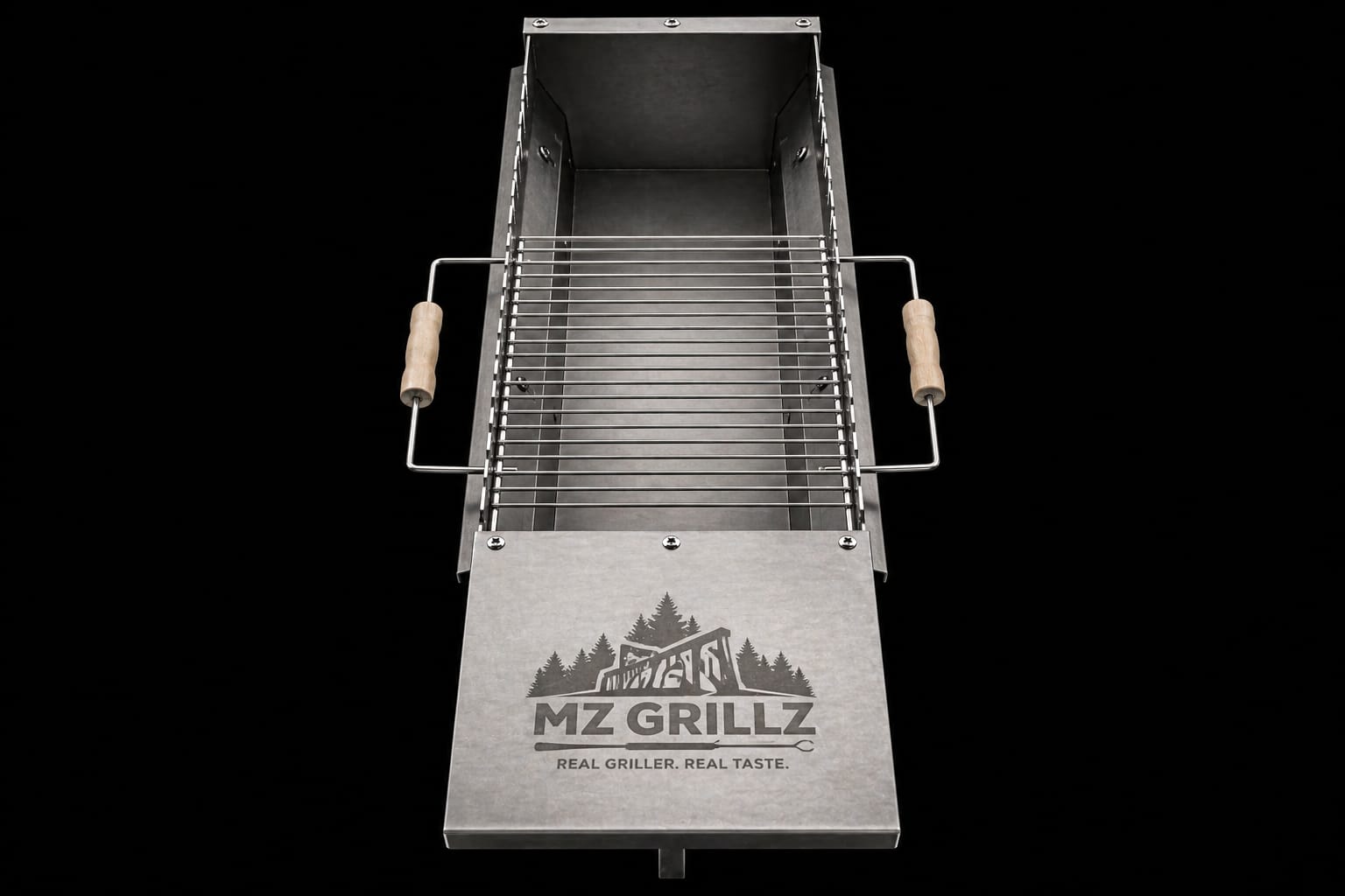 Mz Grillz Friday Classic hochwertiger Edelstahl Mangalgrill 